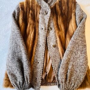Vintage Mink and Wool Jacket